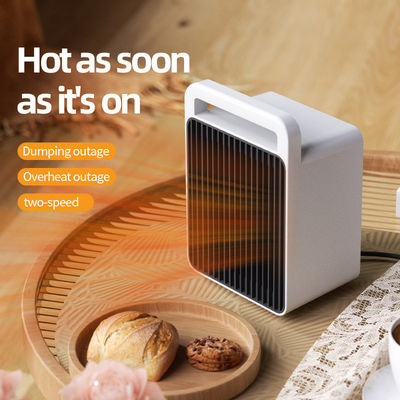 ABS 900W Mini Smart Tabletop Draagbare Elektrische Warmer Handy Desktop PTC Fan Heater