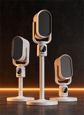 Staande tafelverwarmer met schudend hoofd en afstandsbediening voor winter-zomerluchtstroom
