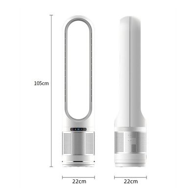 50 inch luchtreiniger koeling elektrische bladloze ventilator met afstandsbediening