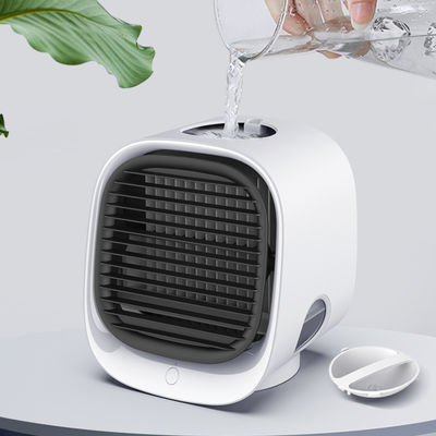 Draagbare elektrische ventilator met waterkoudering met laag geluidsniveau voor mobiele luchtbevochtigende mini-airconditioner