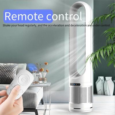 105 cm hoge vloer staan koeling bladloze ventilator met HEPA filter luchtreiniger op zijn best