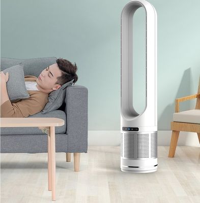 105 cm hoge vloer staan koeling bladloze ventilator met HEPA filter luchtreiniger op zijn best