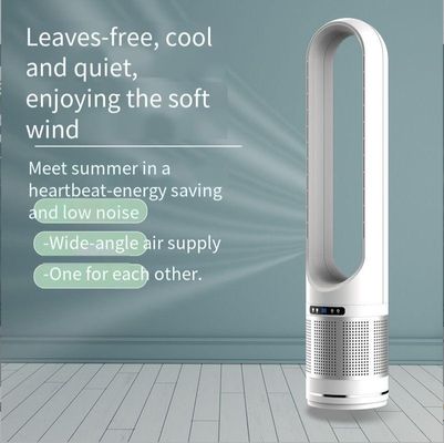 Smart Home Staande elektrische luchtkoeling ventilator met grote verticale bladloze ontwerp 50 inch