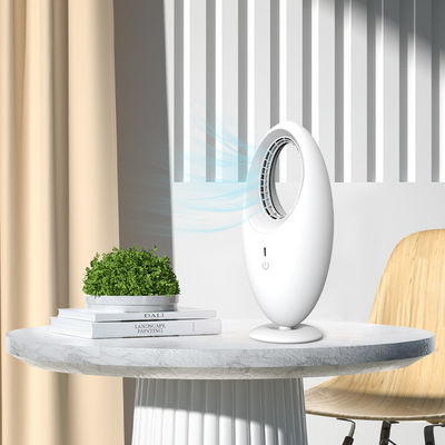 Draagbare elektrische tafelventilator oplaadbare mini USB bladloze tafelventilator ABS PC torenventilator