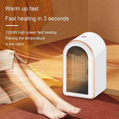 Elektrische ventilatorverwarmer voor slaapkamer Draagbare PTC verwarming en mobiele kleine lucht warm warm