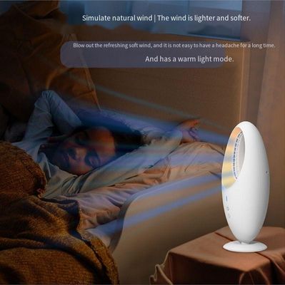 Draagbare elektrische tafelventilator oplaadbare mini USB bladloze tafelventilator ABS PC torenventilator