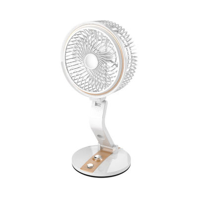 Protable Mini Kleine populaire oplaadbare handventilator met LED-licht en instelbare snelheid