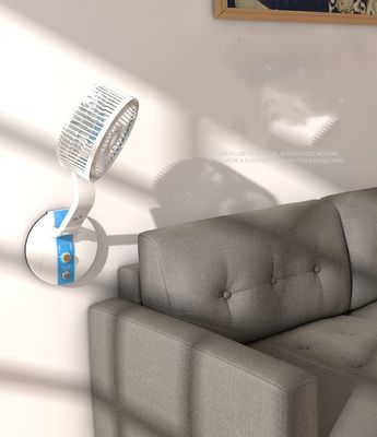 Protable Mini Kleine populaire oplaadbare handventilator met LED-licht en instelbare snelheid