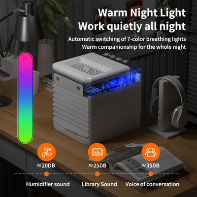 Desktop Mini Air Cooler 870g ABS materiaal Dual Spray USB opladen Plug-in Dual Purpose