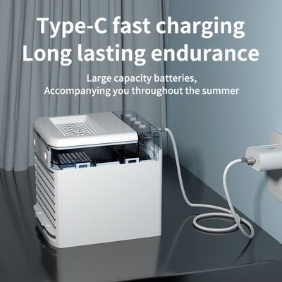 Desktop Mini Air Cooler 870g ABS materiaal Dual Spray USB opladen Plug-in Dual Purpose
