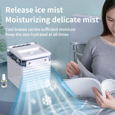 Desktop Mini Air Cooler 870g ABS materiaal Dual Spray USB opladen Plug-in Dual Purpose