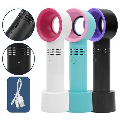 Koellucht Mini Handheld Bladeless Fan met USB oplaadbare laadtijd 2-3 uur