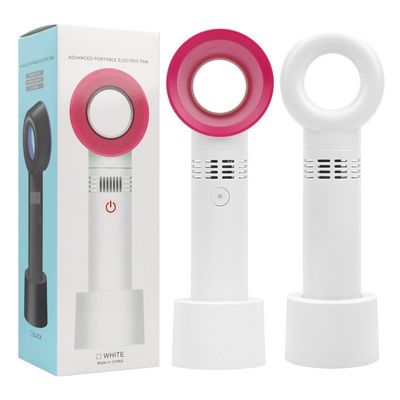 Koellucht Mini Handheld Bladeless Fan met USB oplaadbare laadtijd 2-3 uur