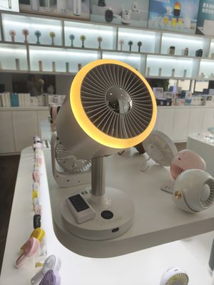 Luchtkoelventilator met licht oplaadbaar en op de vloer staande verpakking Grootte 345*235*247mm