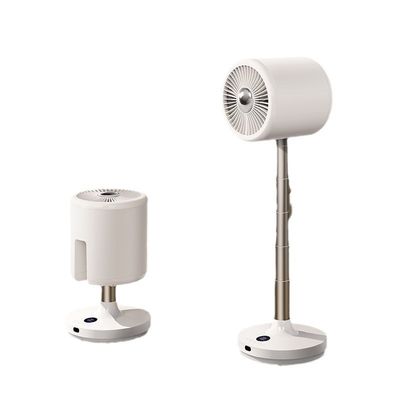 Stroombron usb Oplaadbare vloer ventilator met licht Draagbare tafelventilator