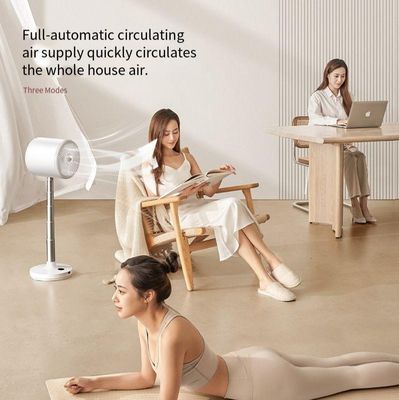 Stroombron usb Oplaadbare vloer ventilator met licht Draagbare tafelventilator