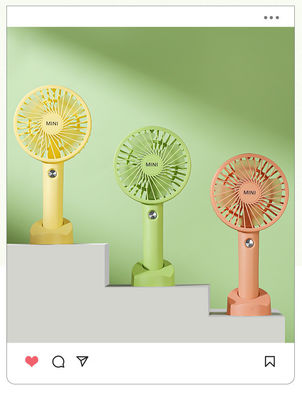 Populaire mini kleine ventilator voor huishouden en studentenslaapkamers USB opladen oplaadbaar