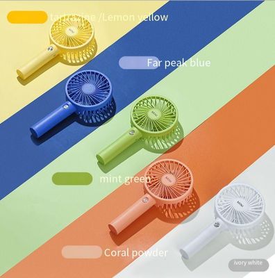 Mini handventilator USB oplaadbaar zonder app-besturing Zwart Wit Oranje Groen Blauw of Geel