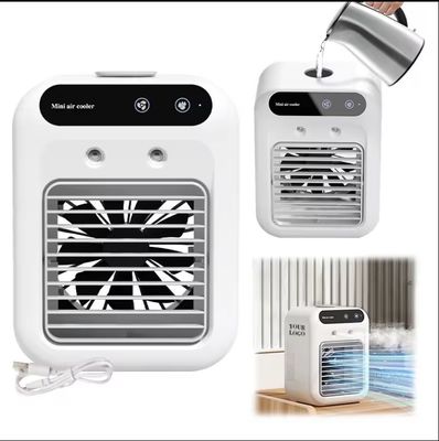 Silk Screen Printing Persoonlijke ruimte Air Cooler met USB Power en handmatige schakelaarbesturing