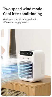 Desktop mini airconditioning ventilator met waterkoeling en nachtlicht Nettogewicht 700g