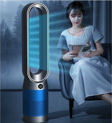 Slimme afstandsbediening 50 inch Air Bladeless Cooling Tower Fan met privé-schimmel en timer 1-8H