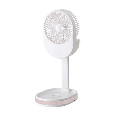 Gepersonaliseerde kleine draagbare opvouwbare ventilator voor het opladen van het bureau