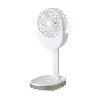 Gepersonaliseerde kleine draagbare opvouwbare ventilator voor het opladen van het bureau