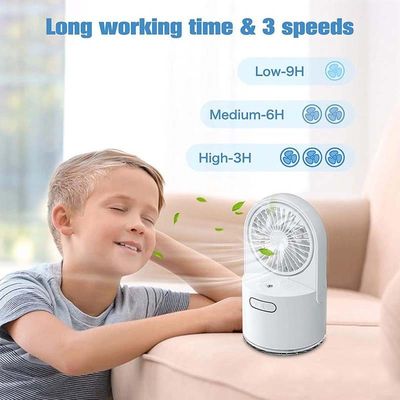 3 snelheidsregeling USB-opladen Stil bureaublad Kleine ventilator met spray mini-bevochtiger