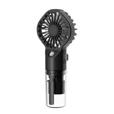 Draagbare mini handbediende ventilator 4 snelheidsinstellingen oplaadbaar en 2-8 uur werktijd