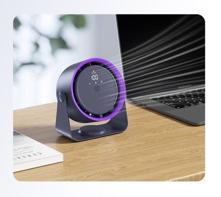 Koeloplossing 2 in 1 Elektrische tafelventilator met aanraak-schermbesturing en 5 snelheidsregelingen