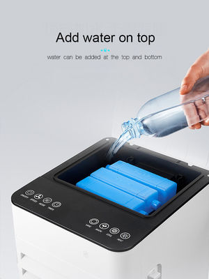 Hotelvloer staande verdampende waterluchtkoeler met afstandsbediening en touchscreen