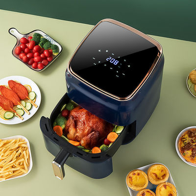 Elektrische diepfryer Hot Air Fryer 6L Smart Touch Screen Custom Oil Free App-Controlled
