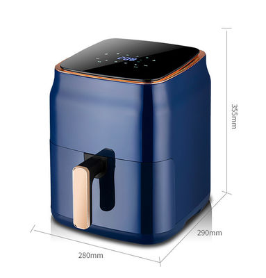 Elektrische diepfryer Hot Air Fryer 6L Smart Touch Screen Custom Oil Free App-Controlled