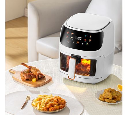 Intelligentie digitale elektrische luchtfryer met 8L capaciteit en roestvrij staal materiaal