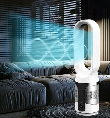 Plastic koeling verwarming HEPA stil blaadeloos elektrische ventilatoren 20 inch voor huishouden
