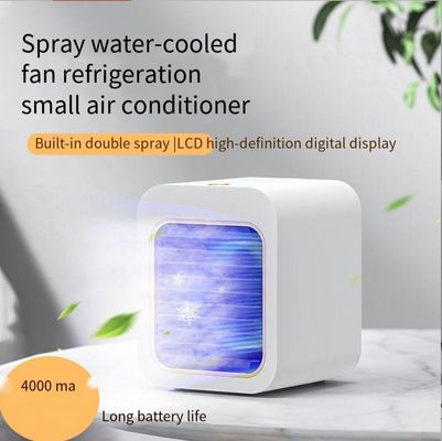 16*13*14.5cm 4000mAh oplaadbare mini airconditioner ventilator Draagbare koelventilator