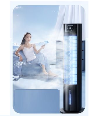 Verticale vloer mobiele ijsnevel airconditioning ventilator met 220V spanning en eigen schimmel