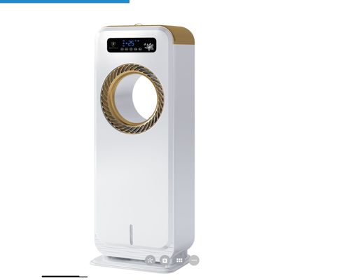 Elektrische vloerventilator met luchtbevochtiger en waterkoeling Bladeless Mist Air Cooler