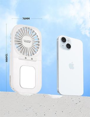 2000mAh USB oplaadbare handventilator voor draagbare luchtkoeling en nek draagbare ontwerp