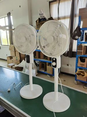 Automatische schudkopcirculatie ventilator 12 inch LED display Verticale vloerkoeling ventilator