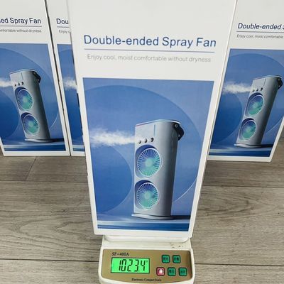 Doppelkop spuitventilator vochtig koelclimatologisch toestel voor bureaubladkoeling