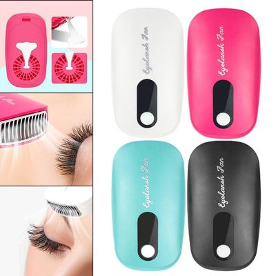 Handheld Usb oplaadbare wimperdroger ventilator voor snel drogen van wimperverlenging lijm
