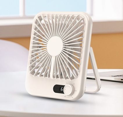 Verstelbare hoogte Mini kantoor ventilator Draagbare USB oplaadbare voor zomer camping kantoor