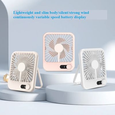 Draagbare USB oplaadbare aromatherapie handgevoelige ventilator stille tafel mini ventilator voor kantoorbehoeften