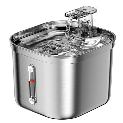 Ruimte 2,2 l roestvrij staal automatische huisdier water dispenser schoon water en circulatie