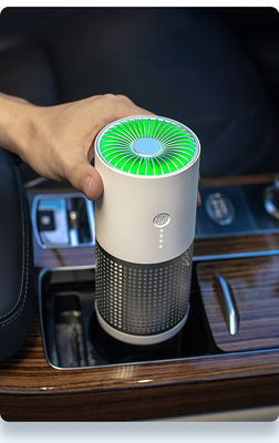 Mini bureaubladluchtreiniger met negatieve-iontechnologie en USB-poort