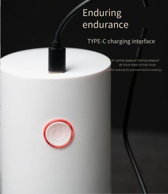 450 g capaciteit Huishoudelijke draagbare koffiebonenmaler met USB-aandacht en USB-opladen