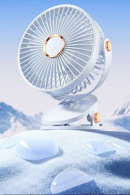USB oplaadbare 6 inch draagbare ventilatoren met nachtlicht 720 draaibaar persoonlijke clip ventilator voor thuis kantoor