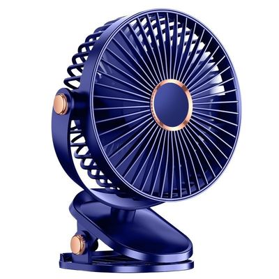 USB oplaadbare 6 inch draagbare ventilatoren met nachtlicht 720 draaibaar persoonlijke clip ventilator voor thuis kantoor