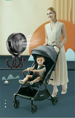 Handheld mini persoonlijke ventilator veelzijdige USB oplaadbare babywagen ventilator voor huishouden